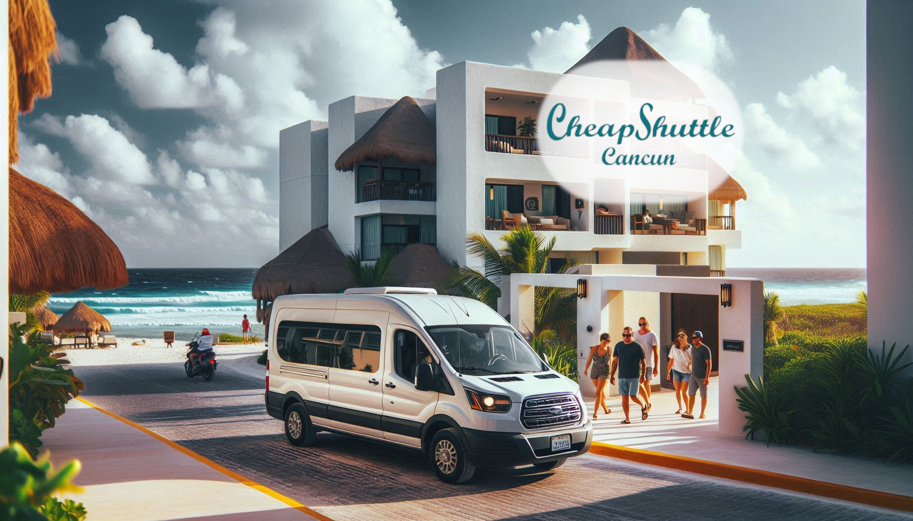 Arriving at Airbnb Puerto Aventuras with Cheap Shuttle Cancun.